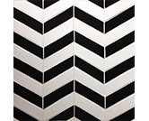 Azul Chevron - Black & White