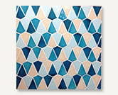 Azul Cone- Light Egyptian Blue, Egyptian Blue, Ivory, Sky Blue