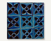 Azul Ceramic Sun Breakers - Leaf Design